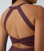 Robe Danse Sport Évasée Torsadée Dos Nu Plus Longue Easy Peasy Édition