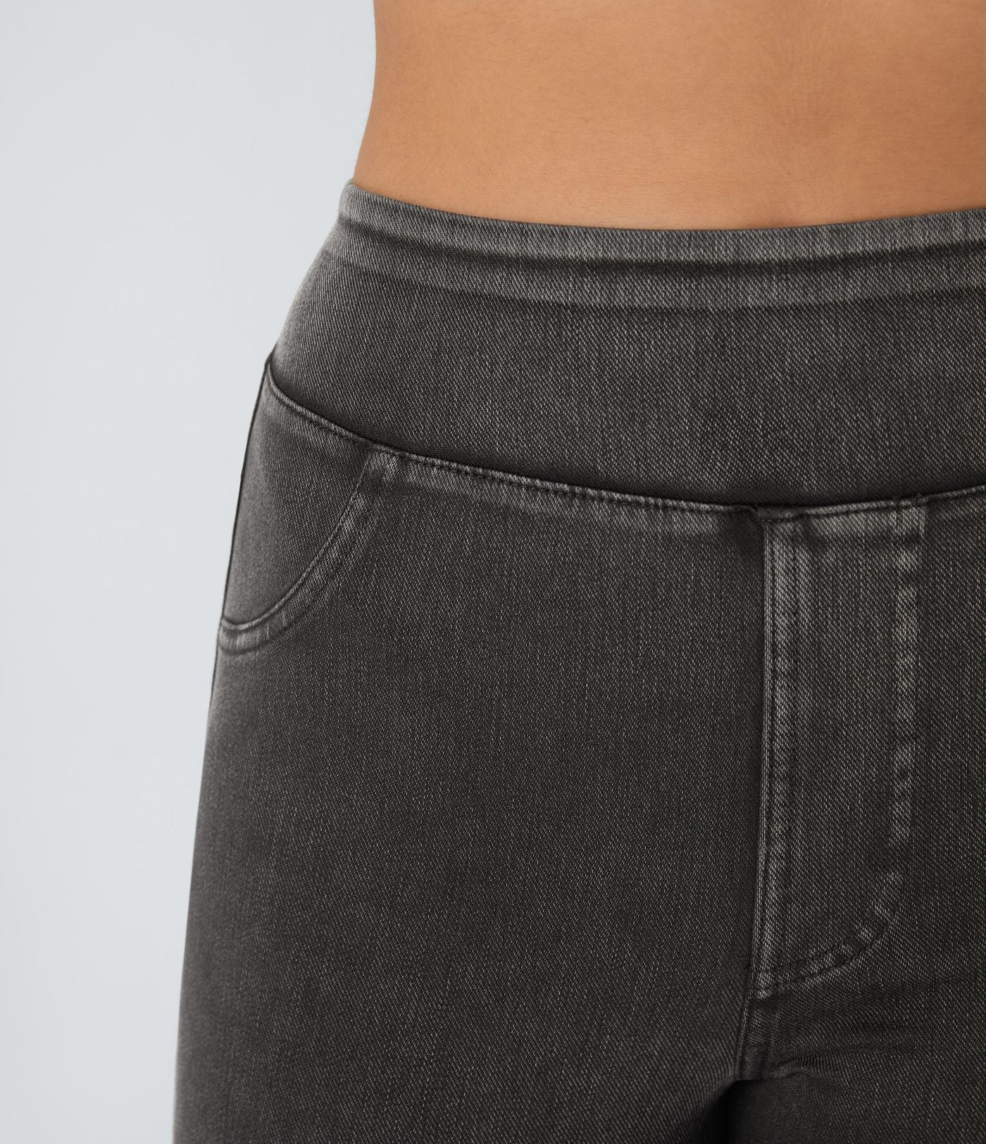 Halara Flex™ Jegging Casual Taille Haute Tricot Extensible Poche Latérale Arrière