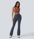 Pantalon de yoga à coupe bootcut gainant taille haute avec poches Halara UltraSculpt™
