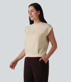 T-shirt casual col rond manches courtes