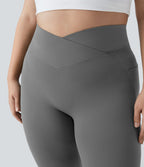 Softlyzero™ Legging Grande Taille Pleine Longueur Taille Haute Poches Latérales Croisée - UPF50+