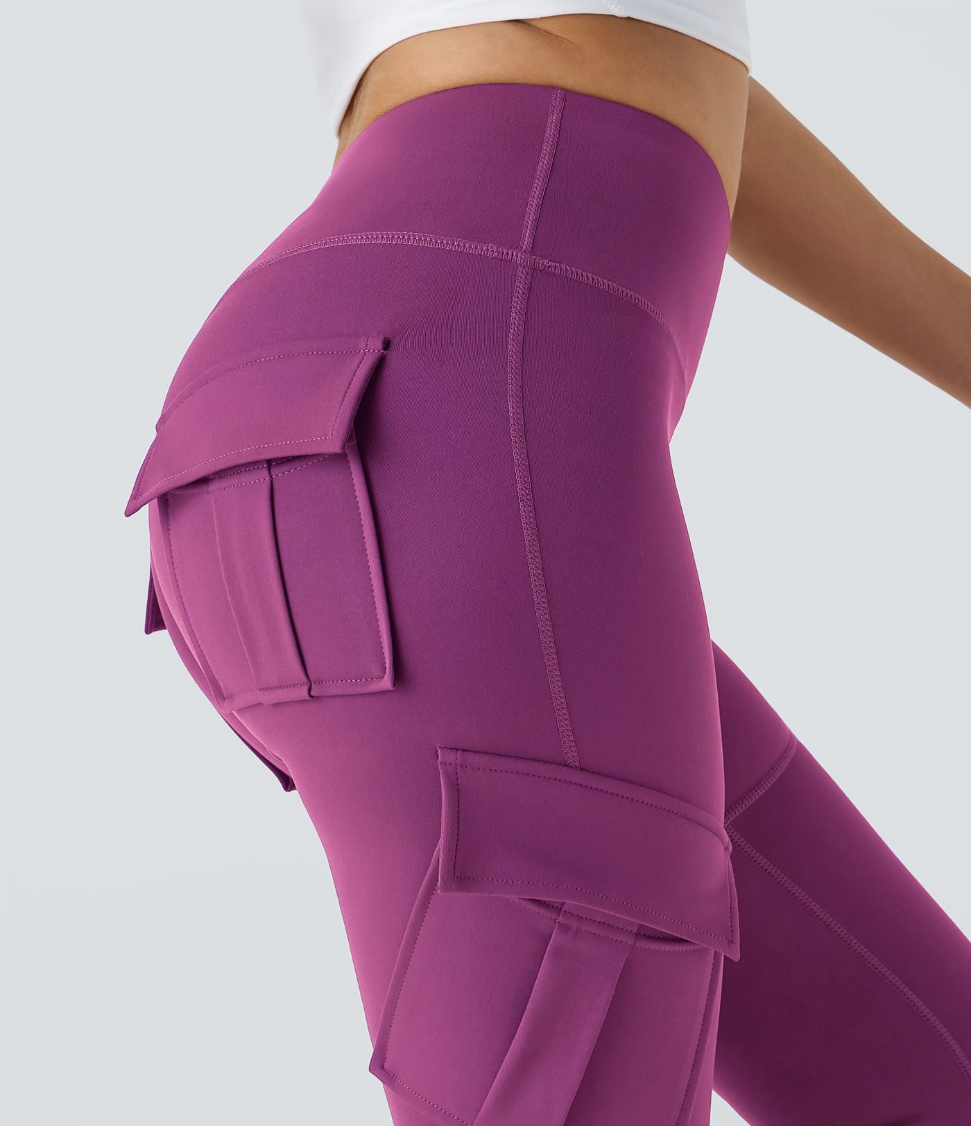 Legging yoga ajusté cargo taille haute DayStretch avec poches