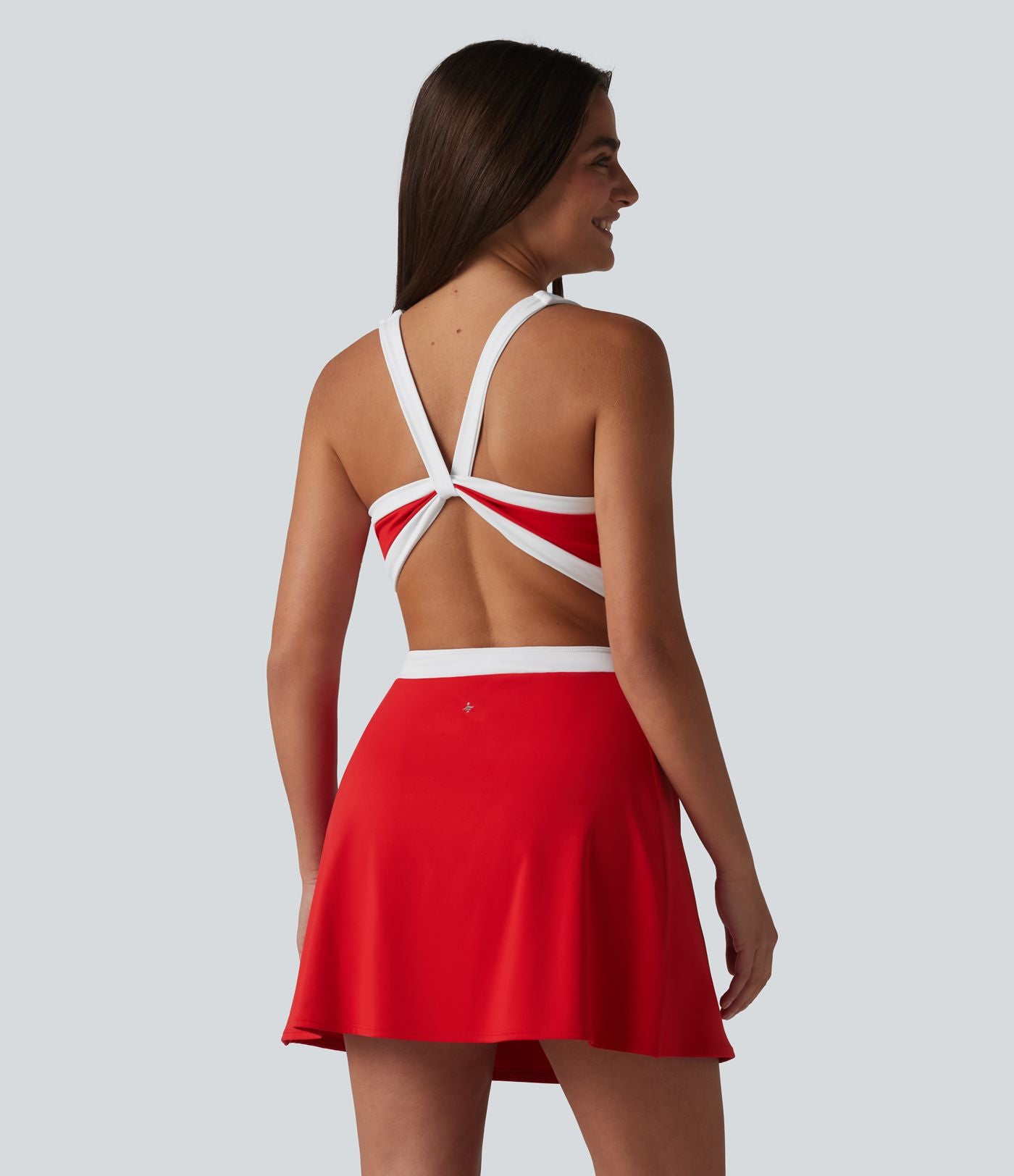 Robe de tennis mini SoftlyZero™ Airy 2-en-1 color block à effet frais InstantCool, brassière intégrée et poches, accès facile Easy Peasy