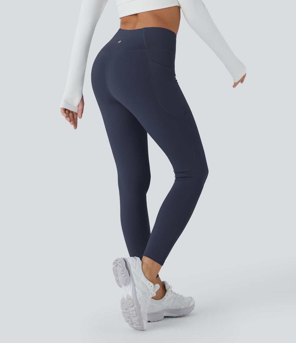 Legging thermique 7/8 Softlyzero™ taille haute coupe ajustée avec poches latérales