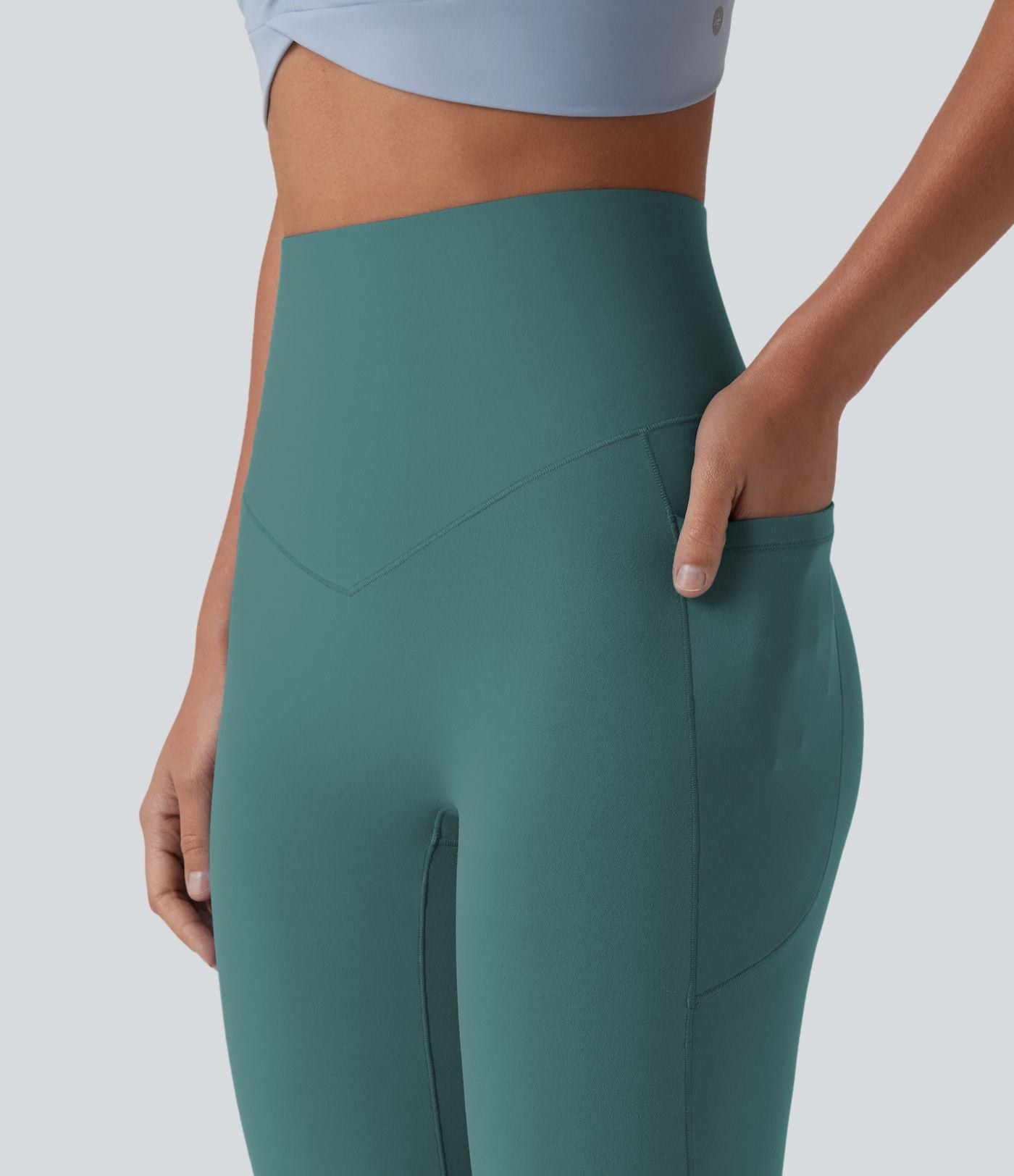 Jogging ballon danse SoftlyZero™ taille haute gainant avec poches