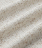 Robe mini évasée décontractée, maille côtelée en lin mélangé,  col V, manches courtes