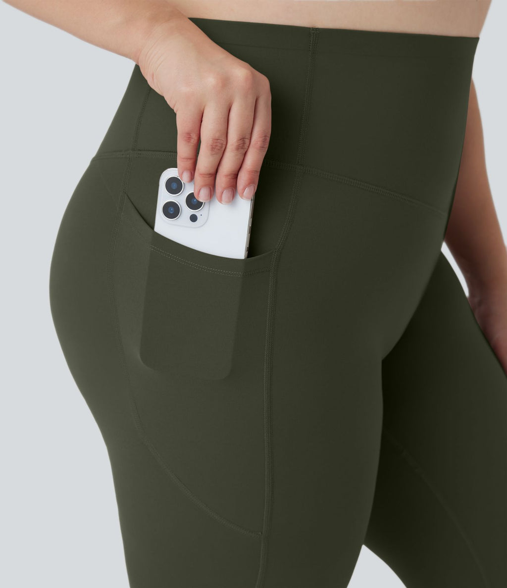 Legging d'entraînement gainant galbant taille haute grande taille avec poches Halara UltraSculpt™