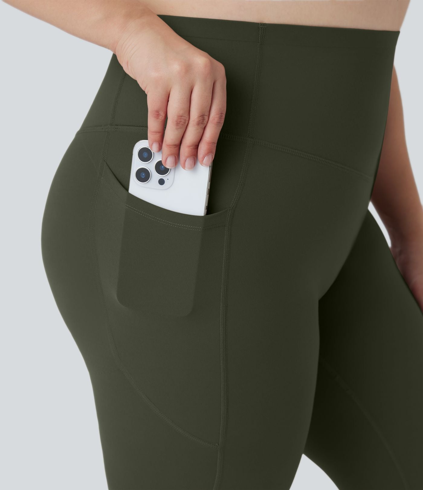 Legging d'entraînement gainant galbant taille haute grande taille avec poches Halara UltraSculpt™