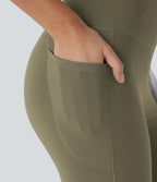 Legging thermique 7/8 Softlyzero™ taille haute coupe ajustée avec poches latérales