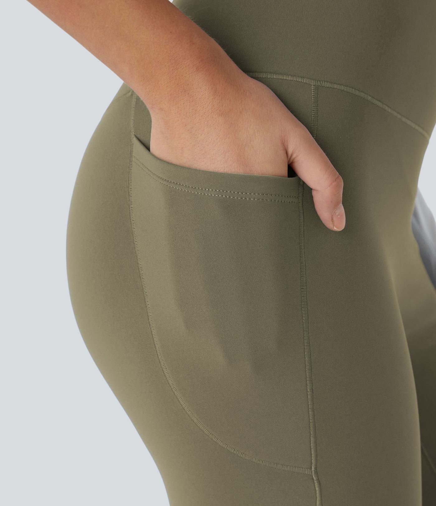 Legging thermique 7/8 Softlyzero™ taille haute coupe ajustée avec poches latérales