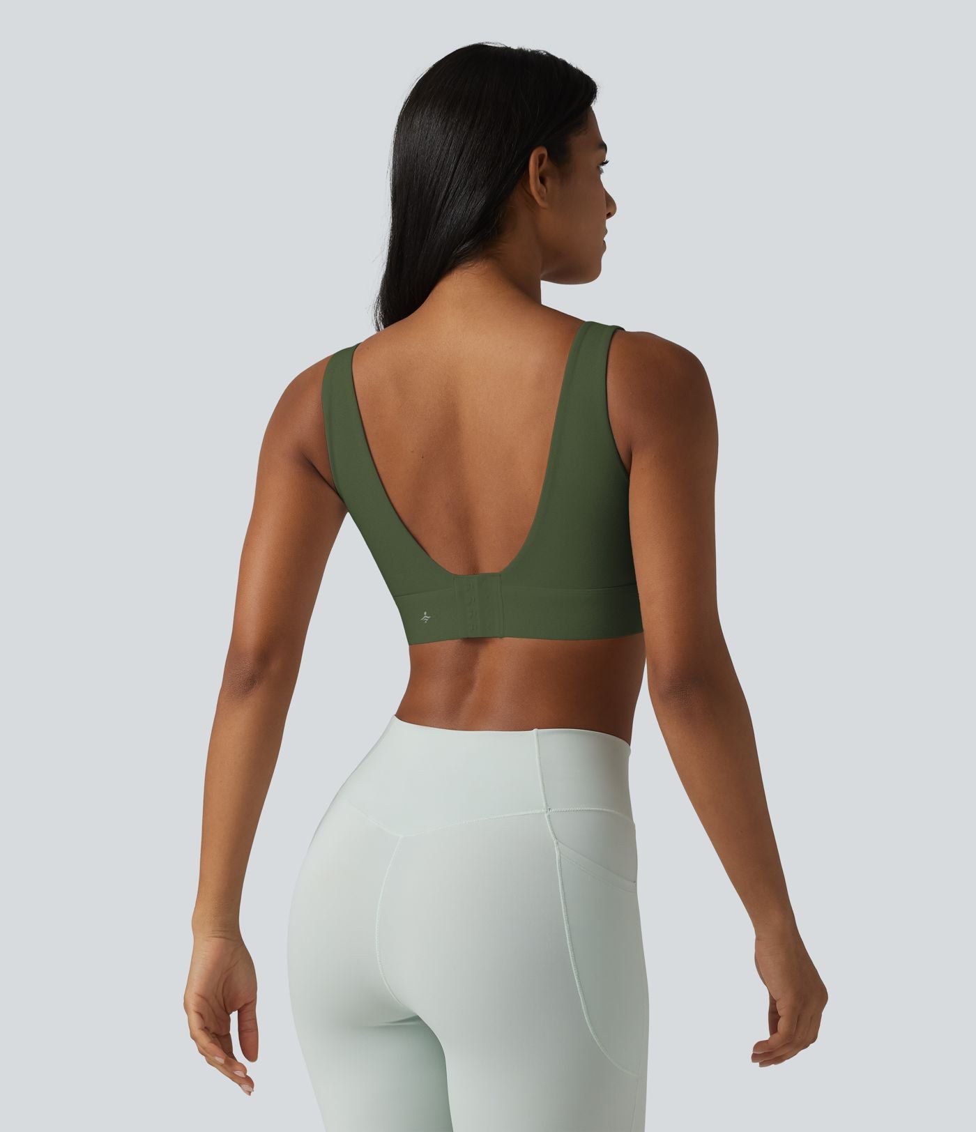 Brassière de sport Halara UltraSculpt™ maintien moyen dos nu avec boucle ajustable et brassière intégrée