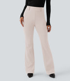 Pantalon tailleur évasé taille haute avec poches Halara Flex™