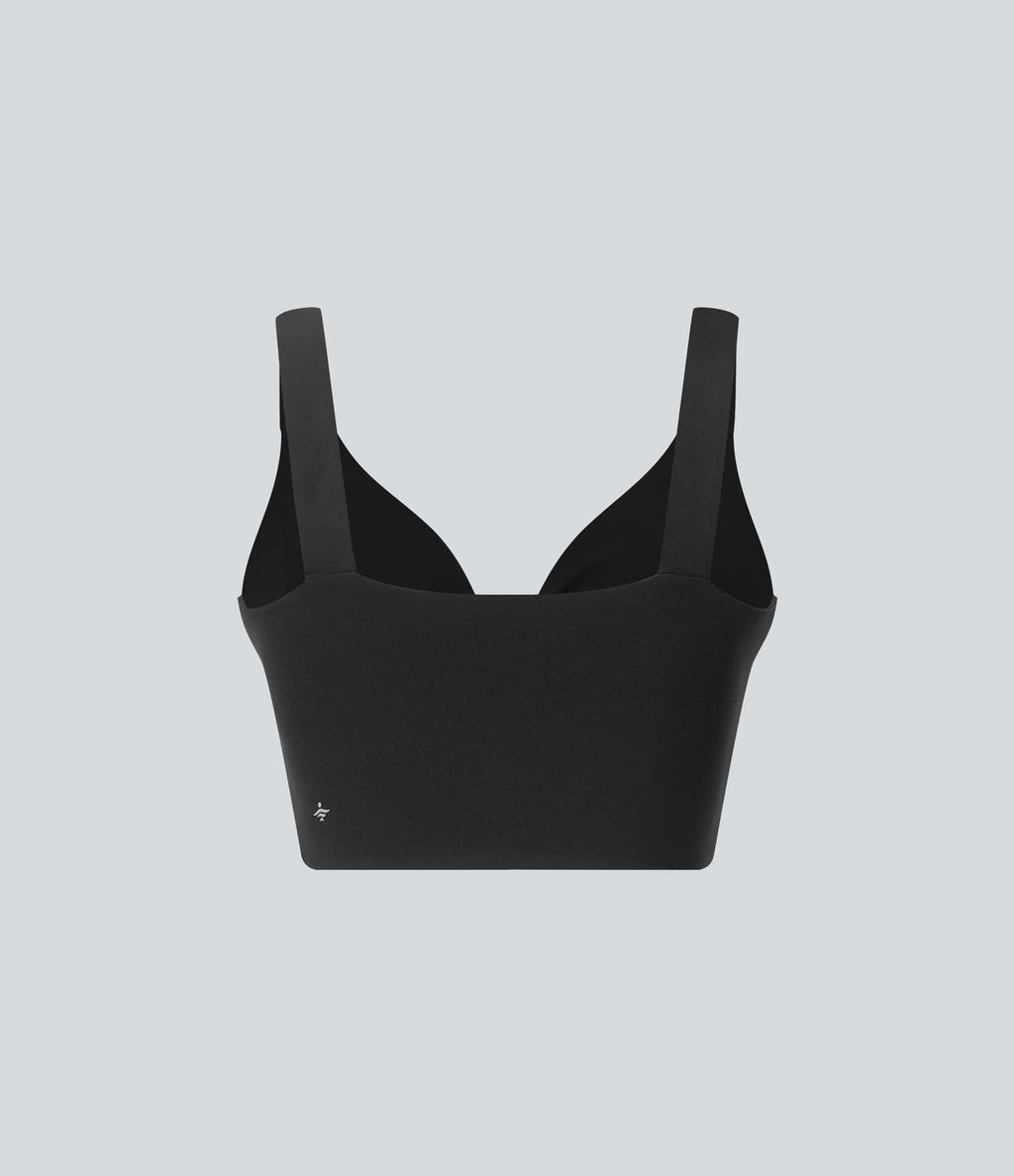Brassière yoga SoftlyZero™ Airy maintien léger découpes effet frais InstantCool, bonnets E-G