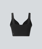 Brassière yoga SoftlyZero™ Airy maintien léger découpes effet frais InstantCool, bonnets E-G