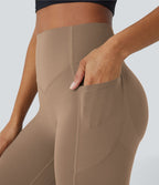 Legging d'entraînement gainant galbant taille haute avec effet scrunch et poches Halara UltraSculpt™