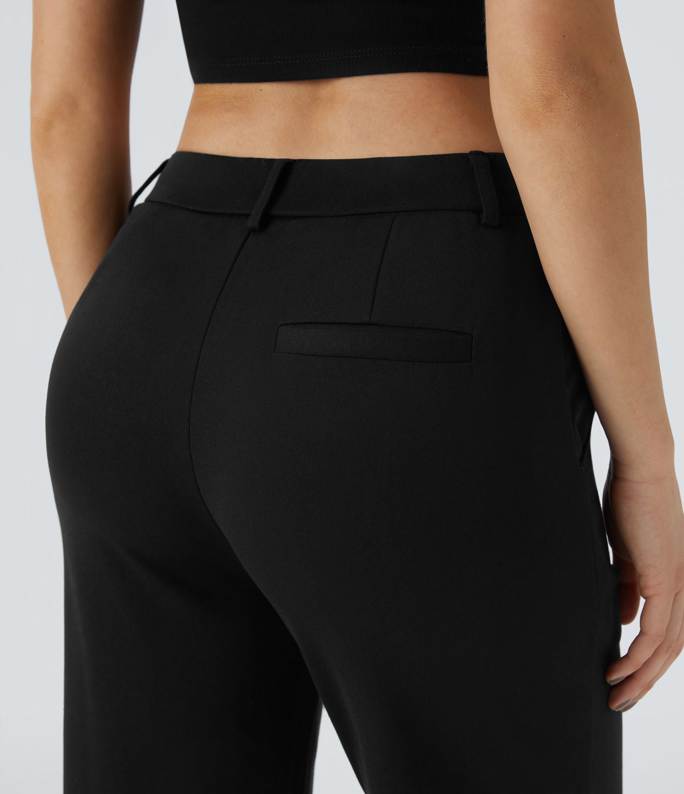 Pantalon de travail coupe droite zippé taille haute Halara Flex™ avec poches