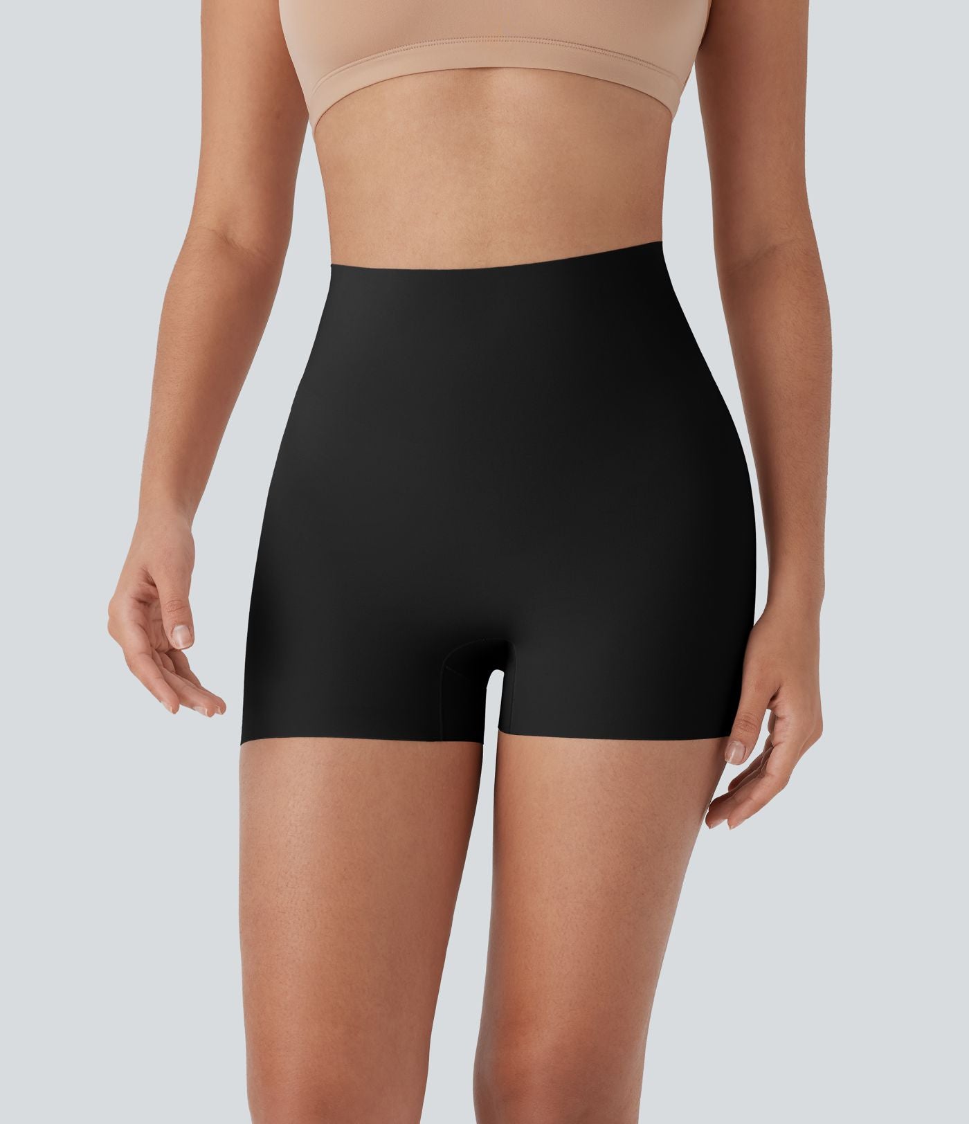 Short type boxer taille haute très extensible et doux pour la détente