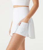 Jupe-short de sport mini SoftlyZero™ Airy taille haute gainante avec poches, toucher frais, protection solaire UPF 50+