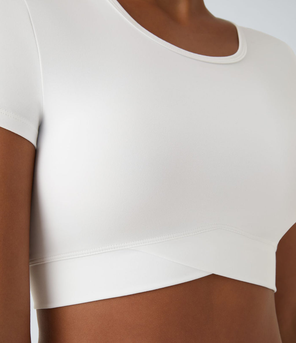 Softlyzero™ Plush Sports Top Ourlet Croisé