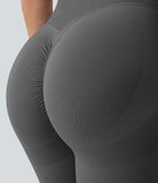 Legging push-up taille haute froncé sans couture OneForm Seamless Flow