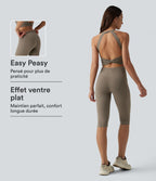 Combinaison moulante dos nu Halara UltraSculpt™ gainante et gainante avec poches - Édition Easy Peezy