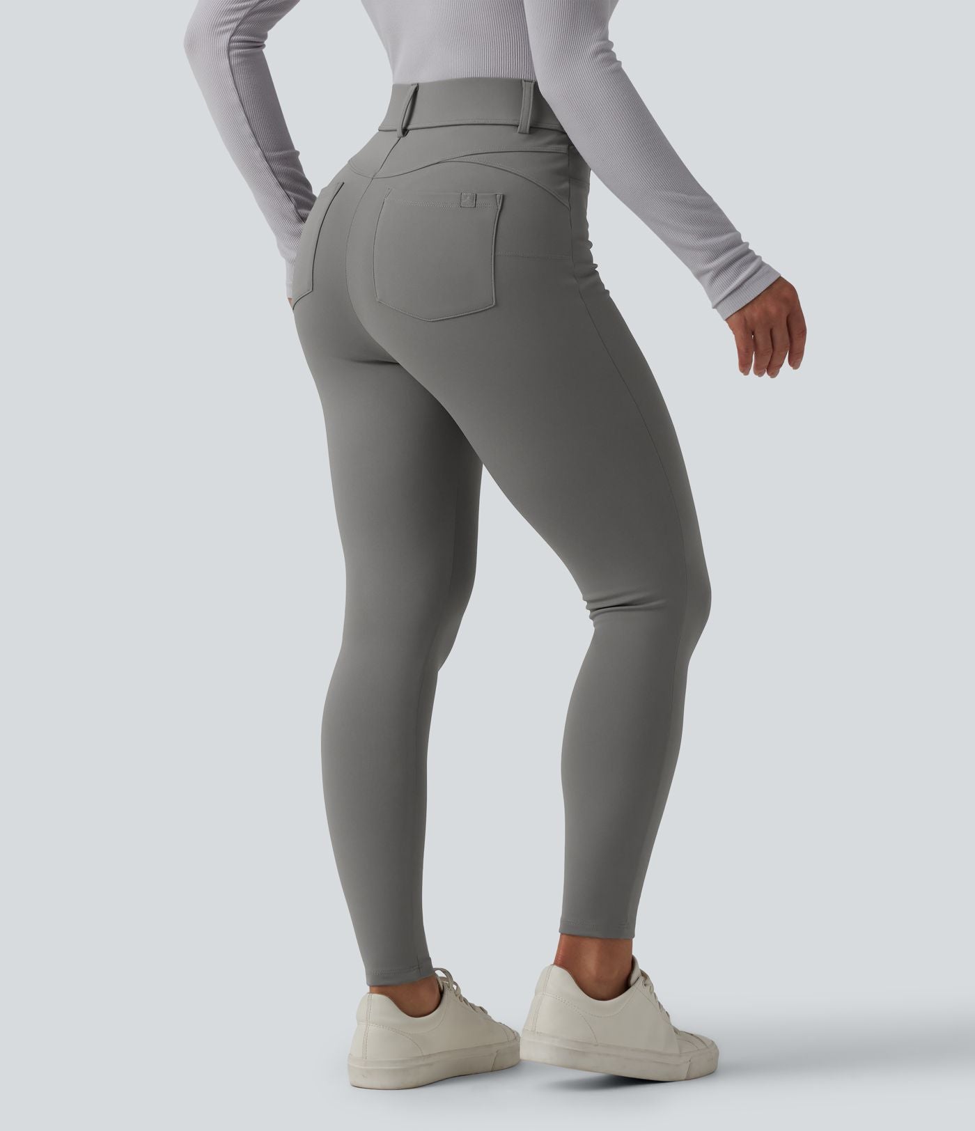 Legging thermique SoftlyZero™ Plush 7/8 taille haute avec poches