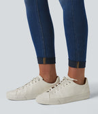 Legging 7/8 casual denim Halara Flex™ gainant taille haute avec poches