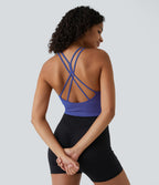 Brassière de sport maintien léger bretelles froncées doubles bonnets A-D OneForm Seamless Flow