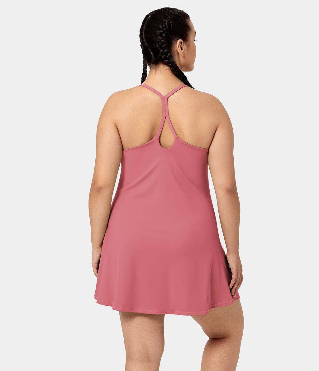 Softlyzero™ Airy Mini Everyday Robe-Euphoria Air Aérée 2 En 1 Dos Nu Avec Poche Latérale Cool Touch Grande Taille