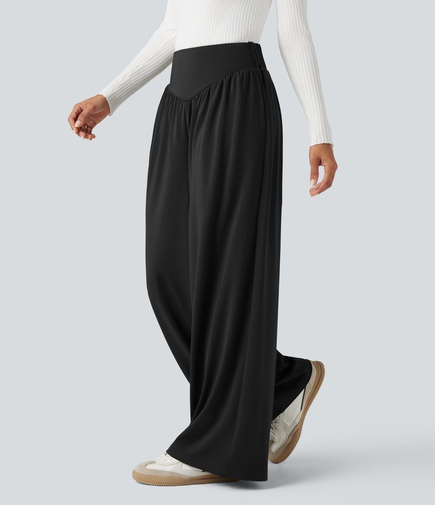 Legging corsaire d'entraînement gainant galbant taille haute avec poches Halara UltraSculpt™