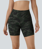 Short Course Biker Yoga Taille Haute avec Poches Latérales