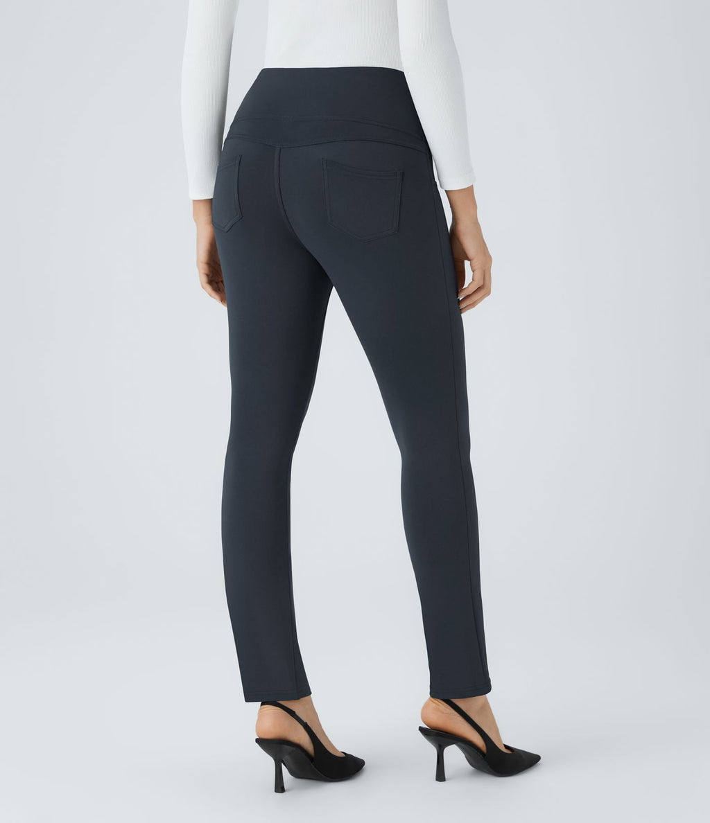 Pantalon de travail fuselé taille haute Halara Flex™ DayStretch avec poches