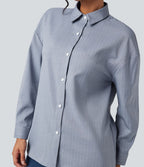 Chemise de travail rayée manches longues