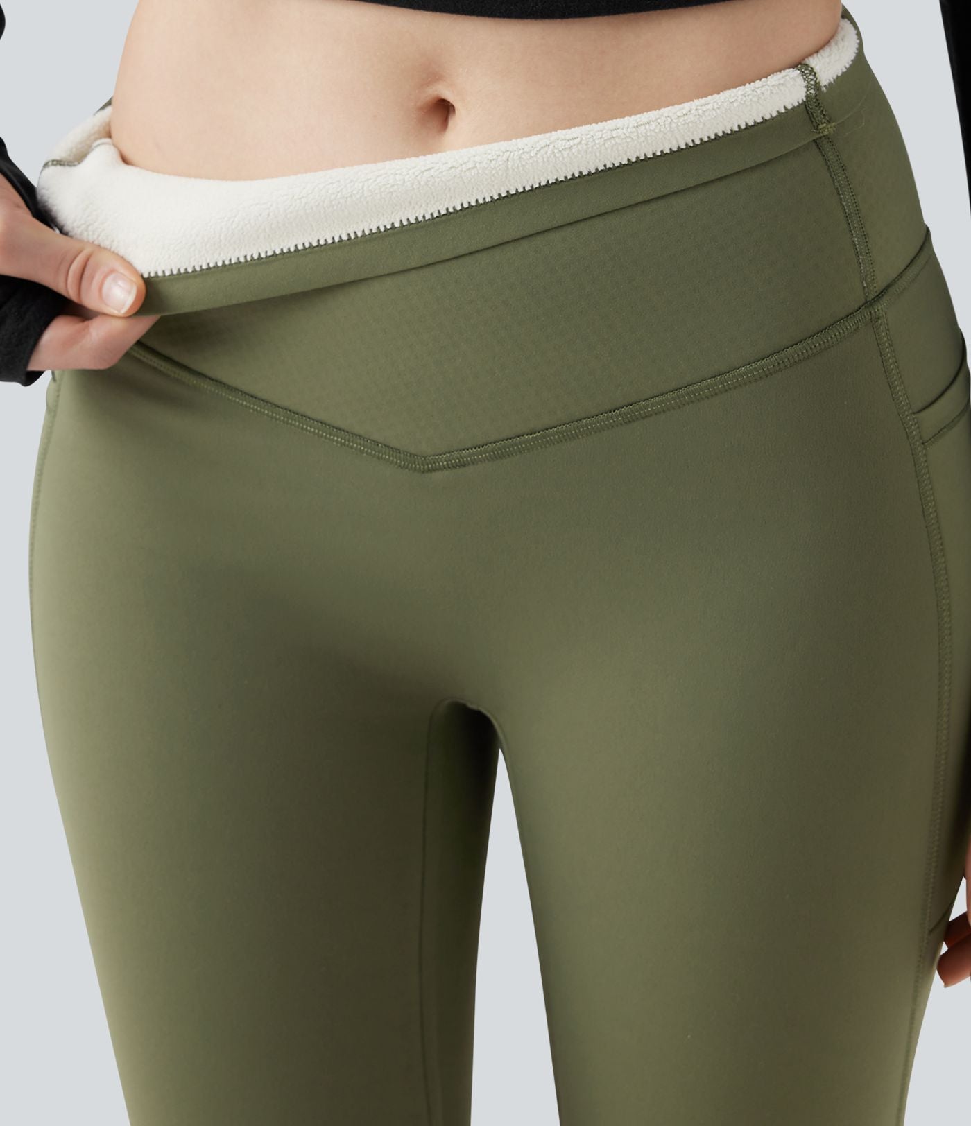 Legging de yoga gainant taille haute extra chaud Halara UltraSculpt™ avec poches