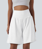 Short de yoga 2-en-1 SoftlyZero™ Airy taille très haute effet frais InstantCool 22,8 cm avec poches