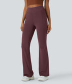 Pantalon évasé pleine longueur de course gainant taille mi-haute avec poches Halara UltraSculpt™