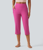 Pantacourt de yoga droit Halara UltraSculpt™ taille haute gainant avec poches