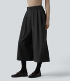 Pantalon tailleur large Halara Flex™ plissé taille haute avec poches