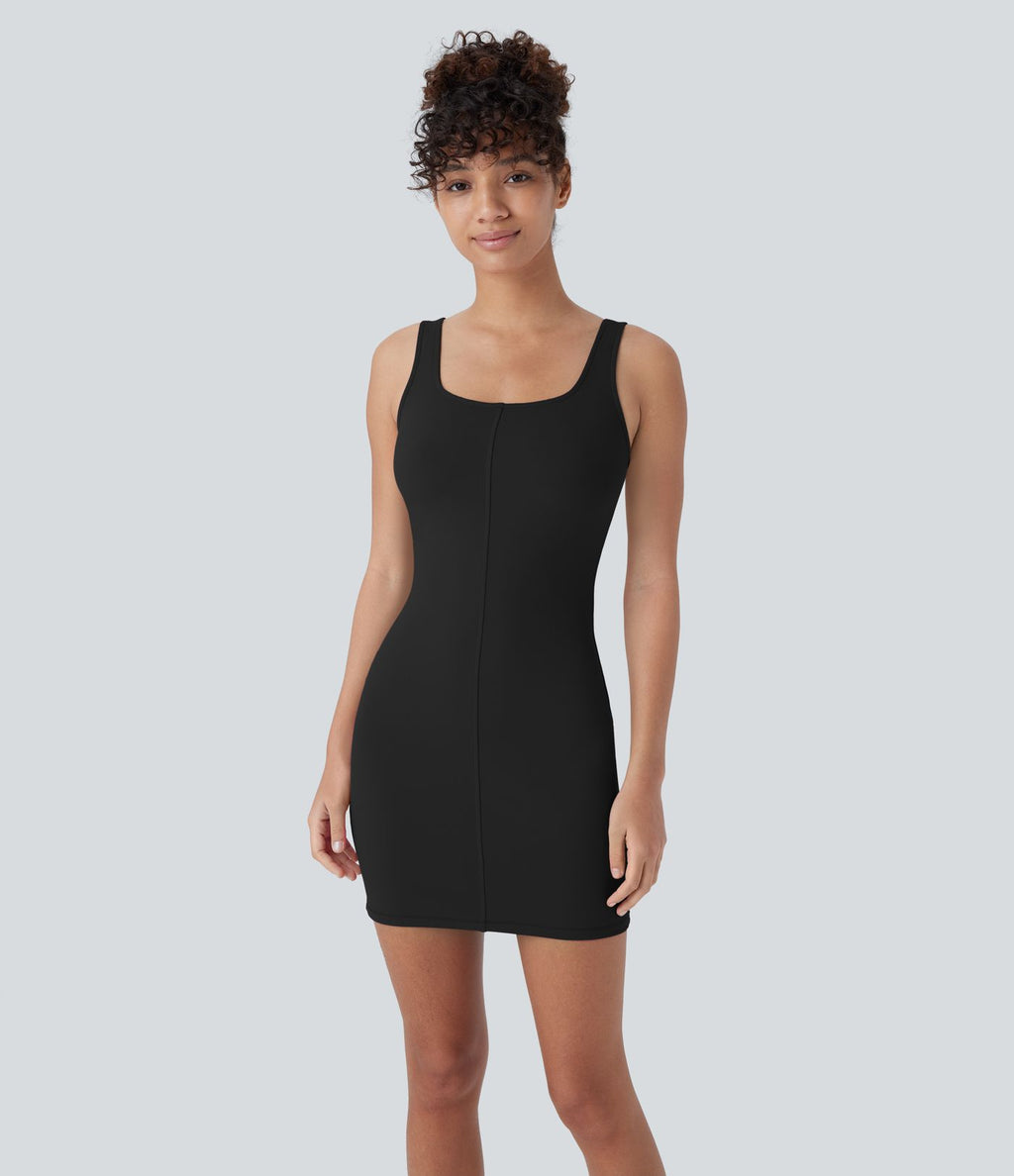 Robe débardeur danse mini ajustée décolleté carré DayStretch