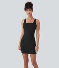 Robe débardeur danse mini ajustée décolleté carré DayStretch