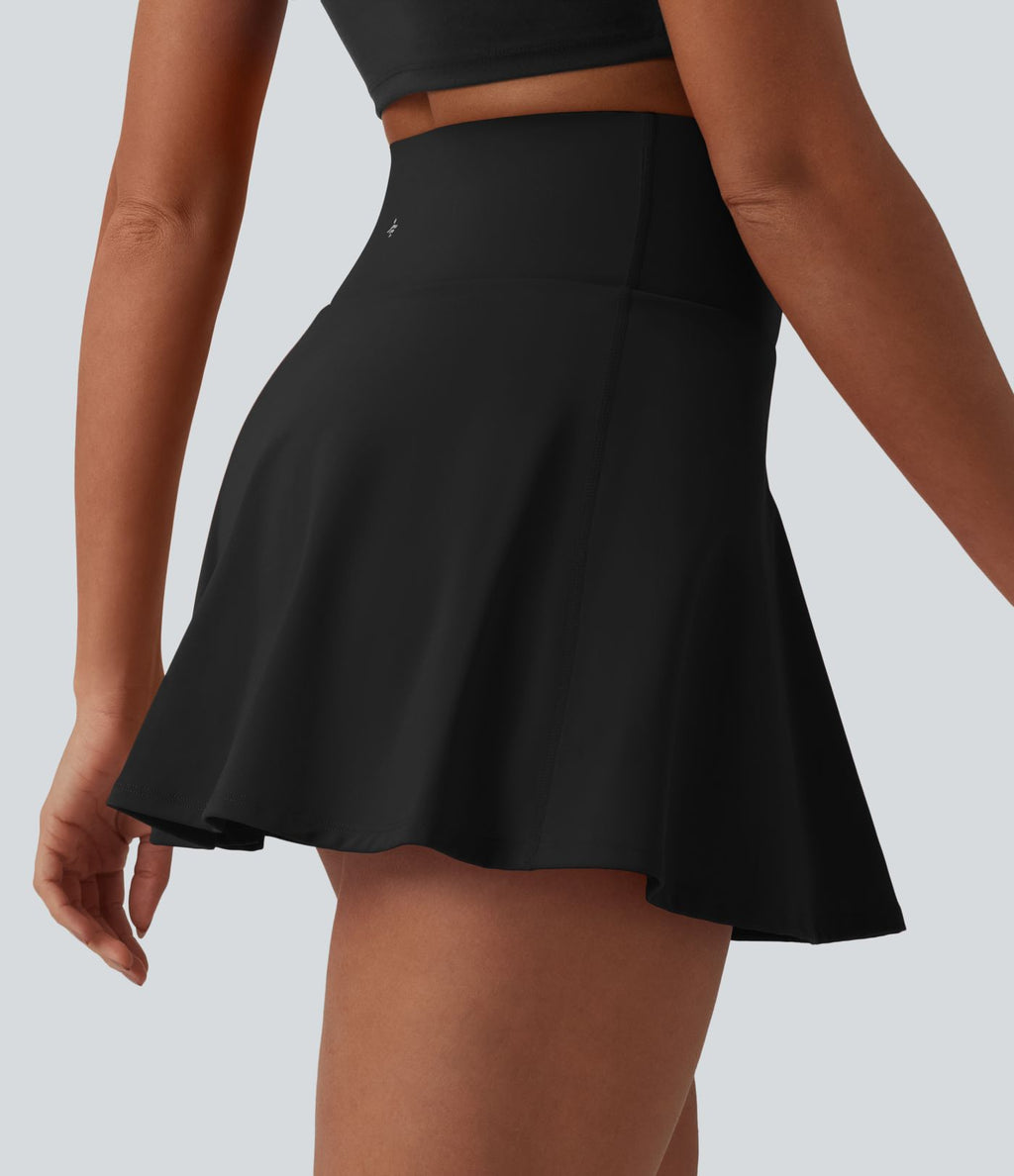 Jupe mini de tennis 2-en-1 SoftlyZero™ Airy taille haute gainant effet frais InstantCool avec poches, protection solaire UPF50+