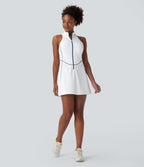 Robe golf active mini Softlyzero™ séchage rapide sans manches demi-zip avec poches latérales - Golf Tee
