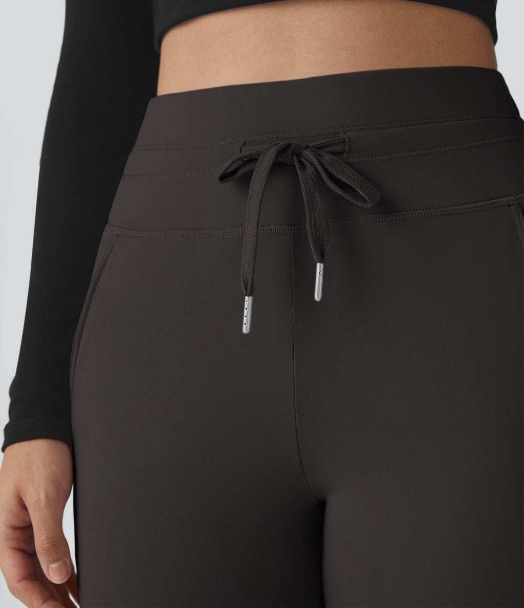 Jogging taille haute Softlyzero™ Plush avec cordon de serrage et poches latérales