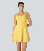 Robe de Danse Sport Mini à Volants Torsadés Dos Nu - Longueur Plus