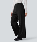 Pantalon cargo de travail coupe droite taille haute Halara Flex™ avec poches