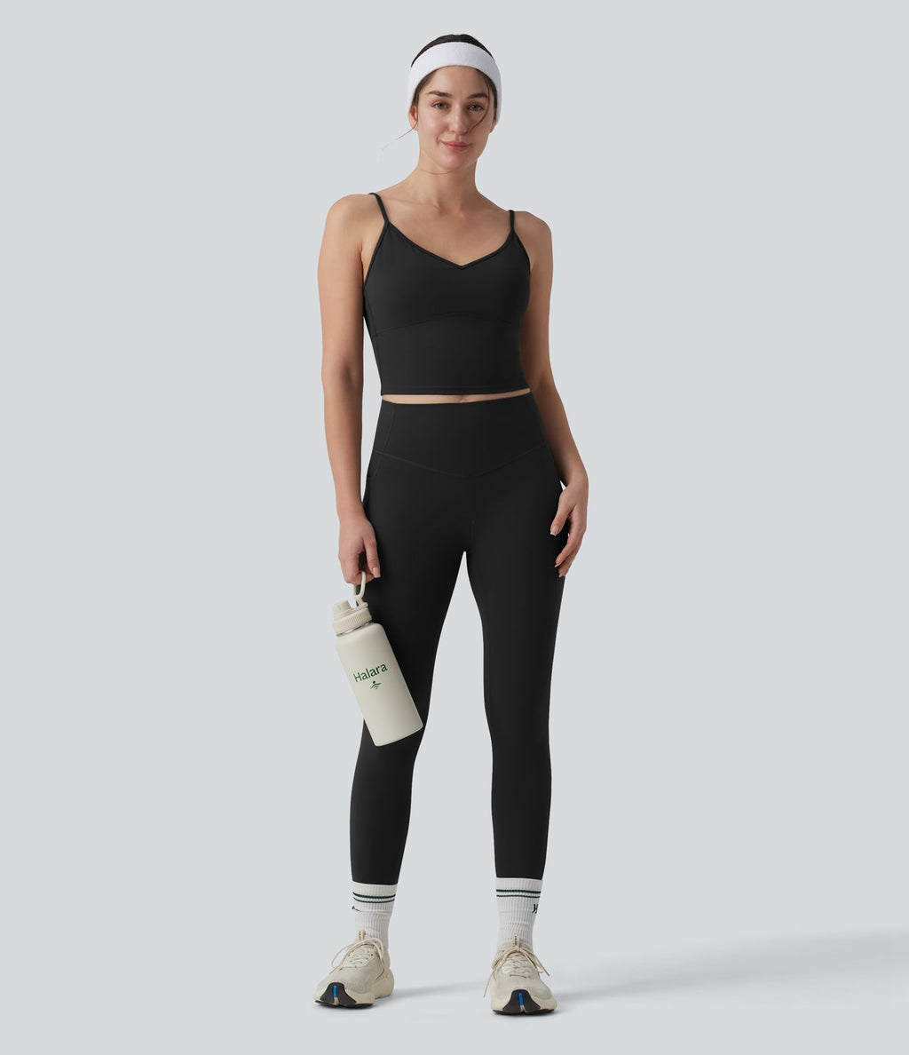 Brassière de sport SoftlyZero™ Plush maintien léger bretelles croisées dos nu