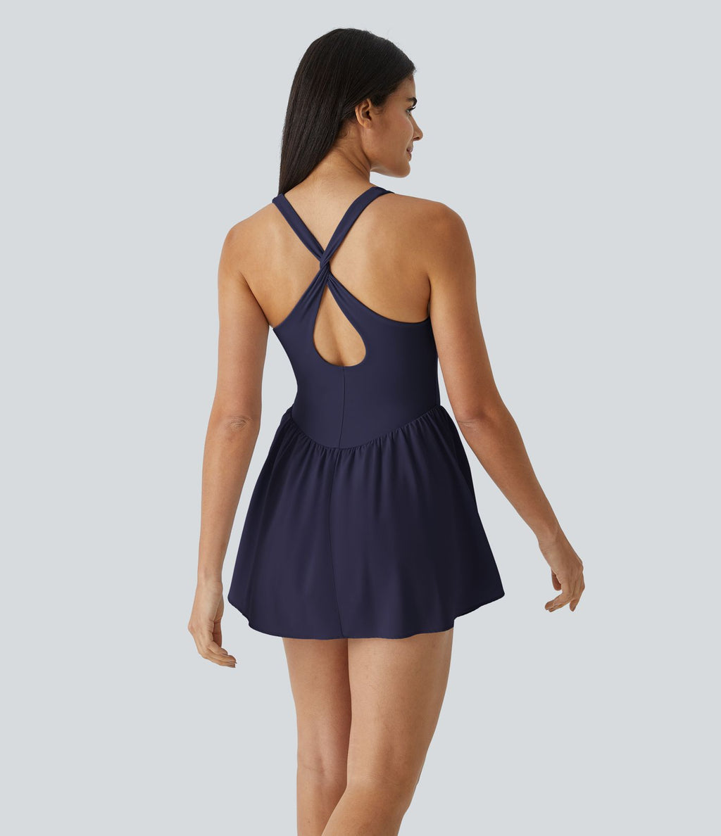 Robe de sport mini 2-en-1 Breezeful™ corset fluide séchage rapide avec poche padel/pickleball A-C