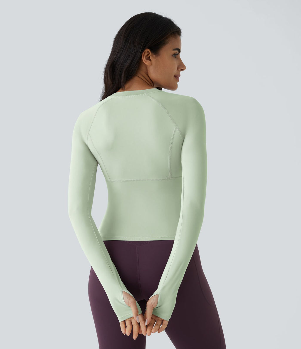 Top Sport Yoga Uni Trous pour les Pouce