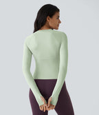 Top Sport Yoga Uni Trous pour les Pouce