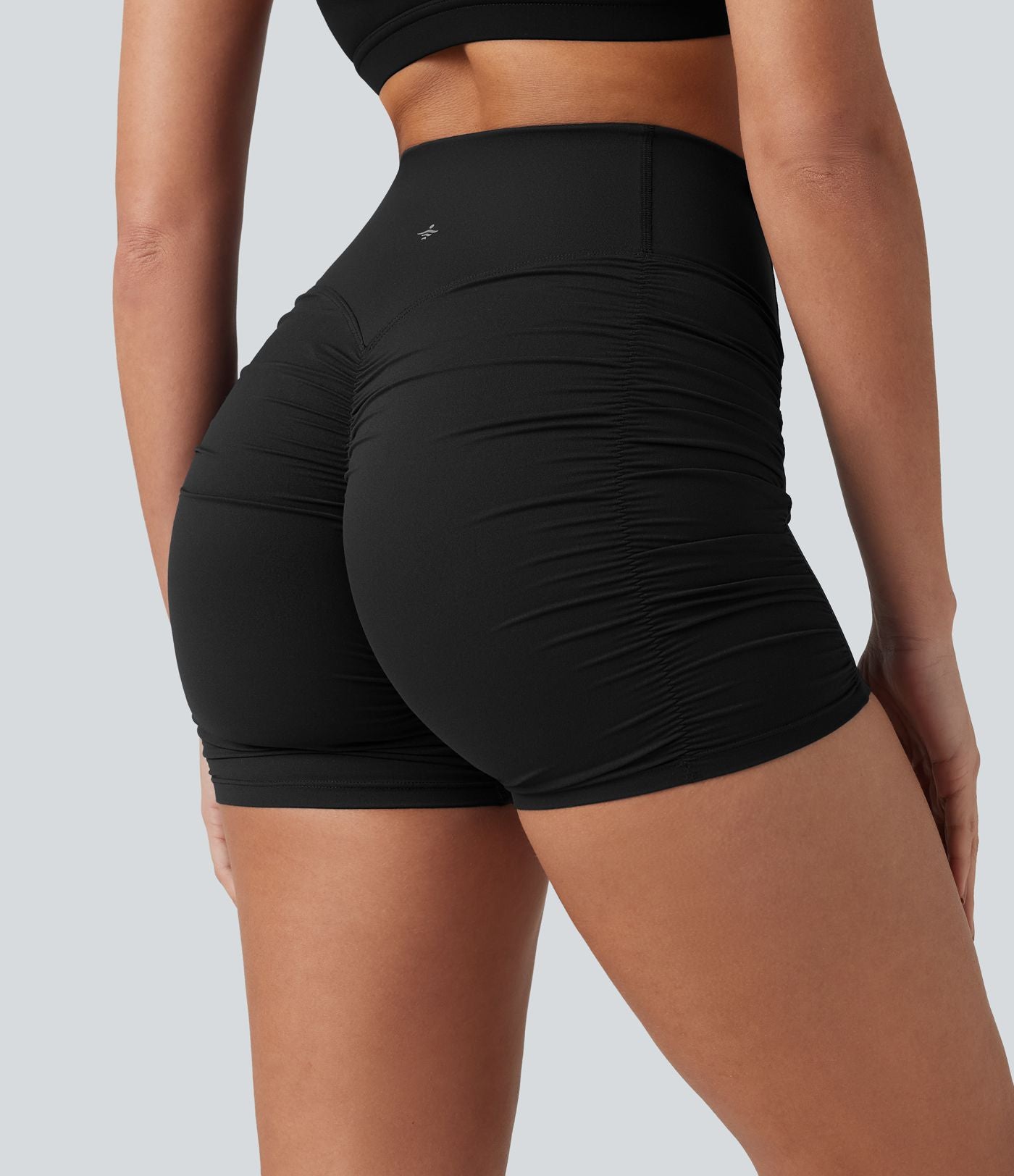 Halara UltraSculpt™ Cycliste de yoga taille haute froncé 12,5 cm